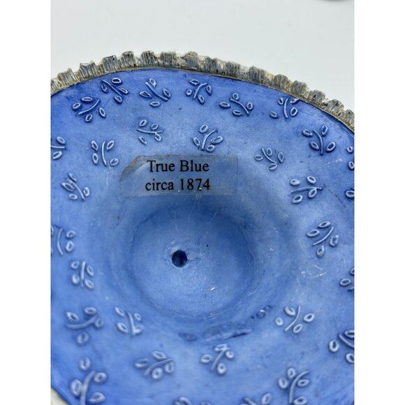 Victorian Style True Blue Miniature Shoe, Hat, Purse, Stand By Willow Hall - Picture 9 of 12